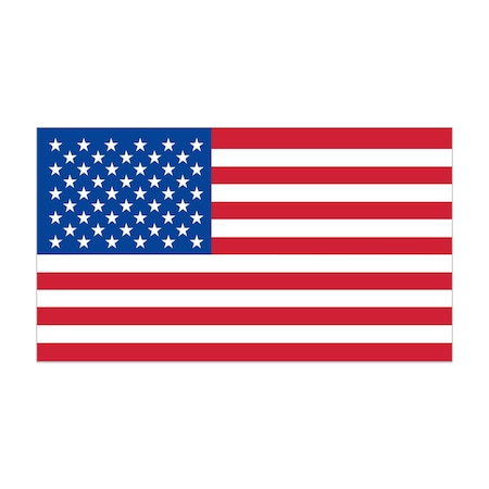 Sunburst Systems Decal Flag 2.25 in x 4 in, 4-Pack PK 6113